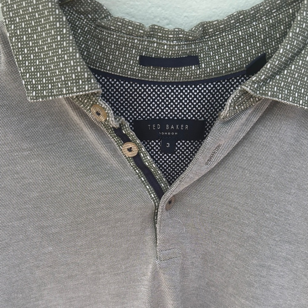 Ted Baker Men's Gray Polo Shirt